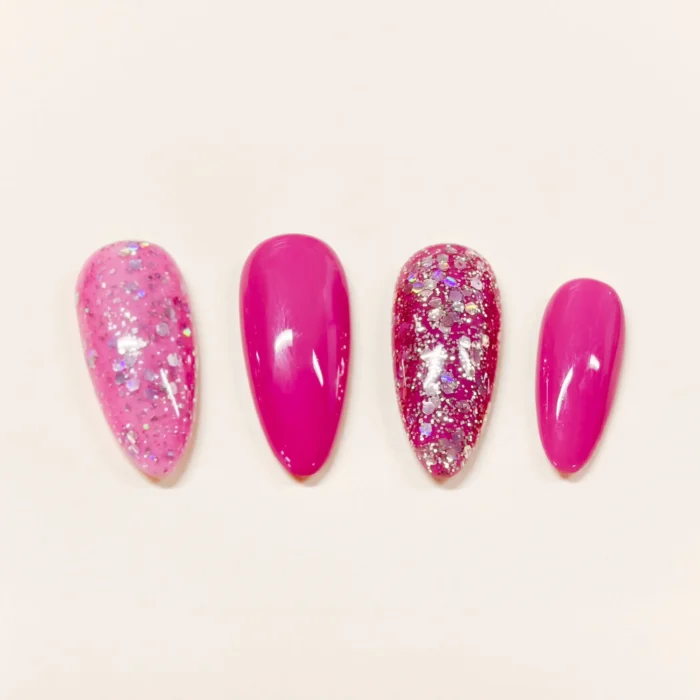 Clivia Shiny Pink Press-On Nail Kit - Image 8