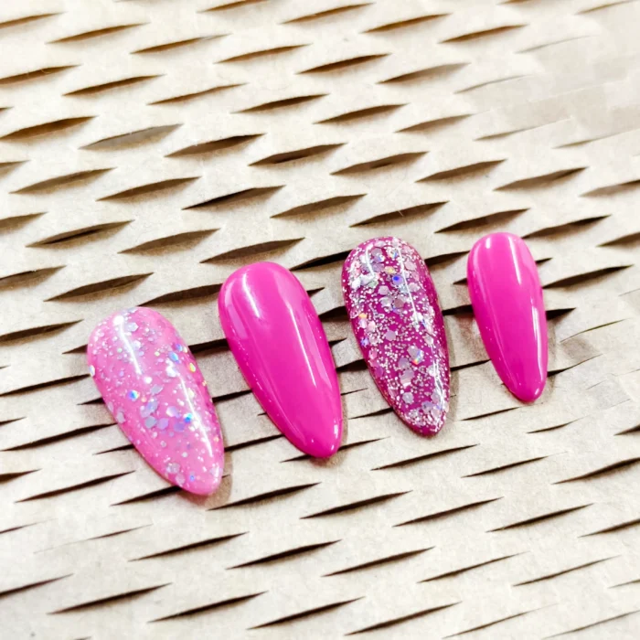 Clivia Shiny Pink Press-On Nail Kit - Image 2