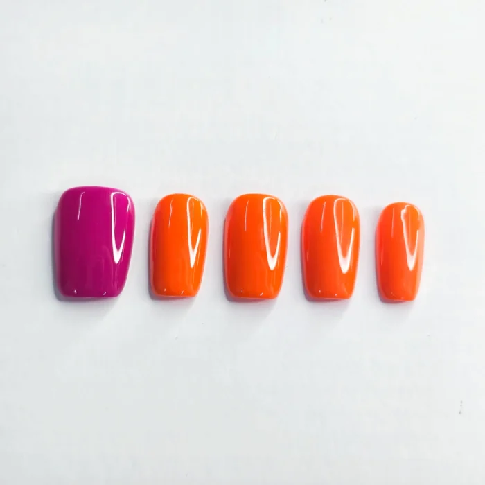 Sunset Bloom Reusable Press-On Nail Kit - Image 3