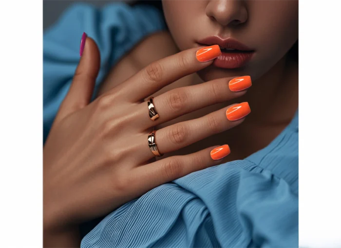 Sunset Bloom Reusable Press-On Nail Kit - Image 5