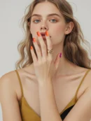 Sunset Bloom Reusable Press-On Nail Kit