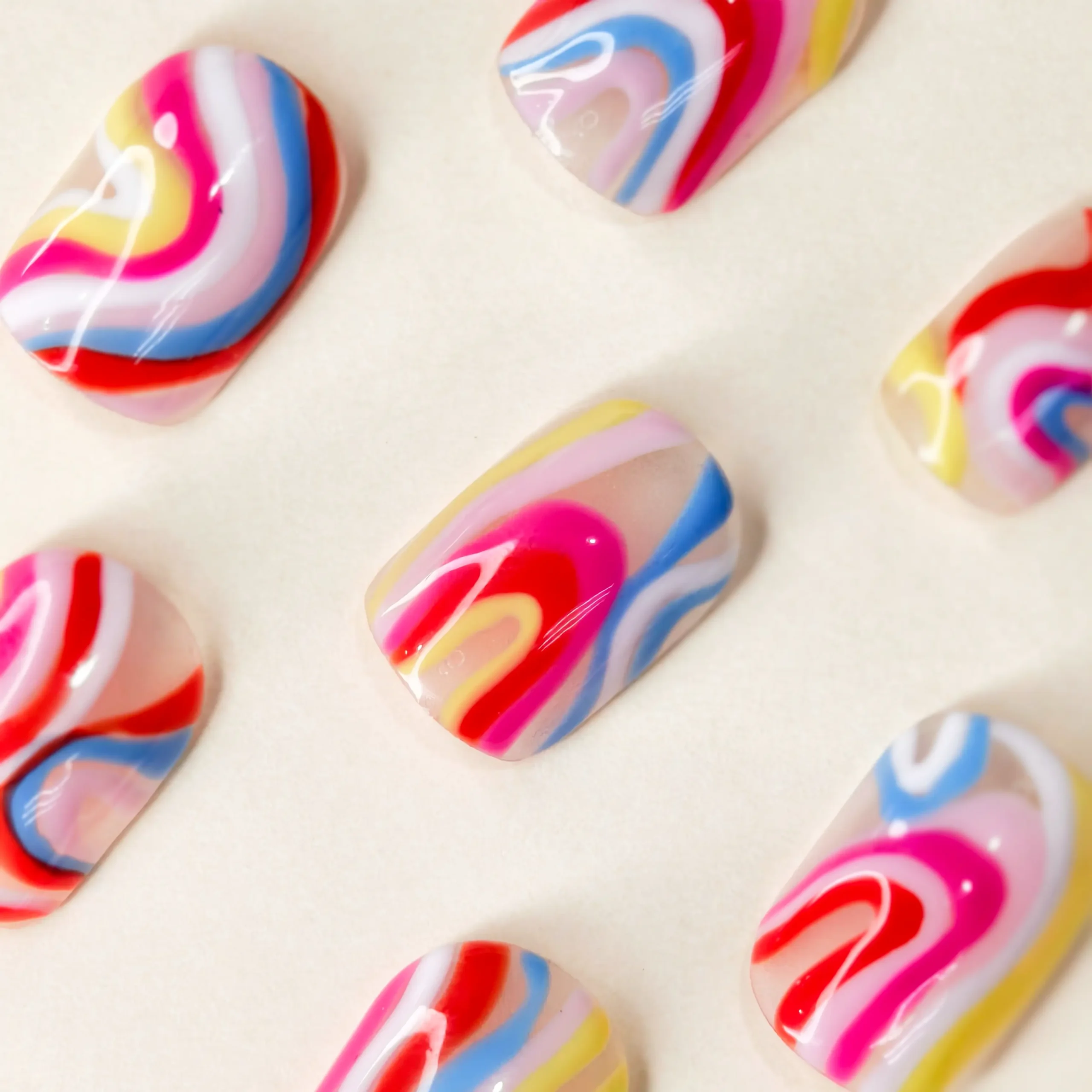 Clivia Rainbow Custom Press-On Nail Kit - Image 3