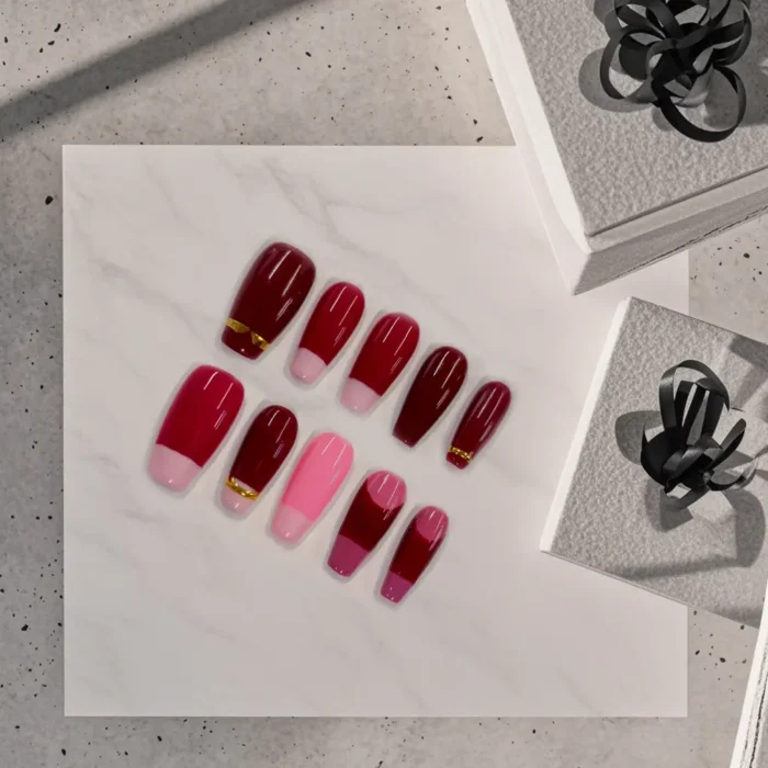 Clivia Multi-Color Reusable Press-On Nails - Image 6
