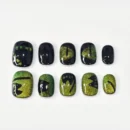 Clivia Shiny Cat Eye with Cute Cat Pattern Nails