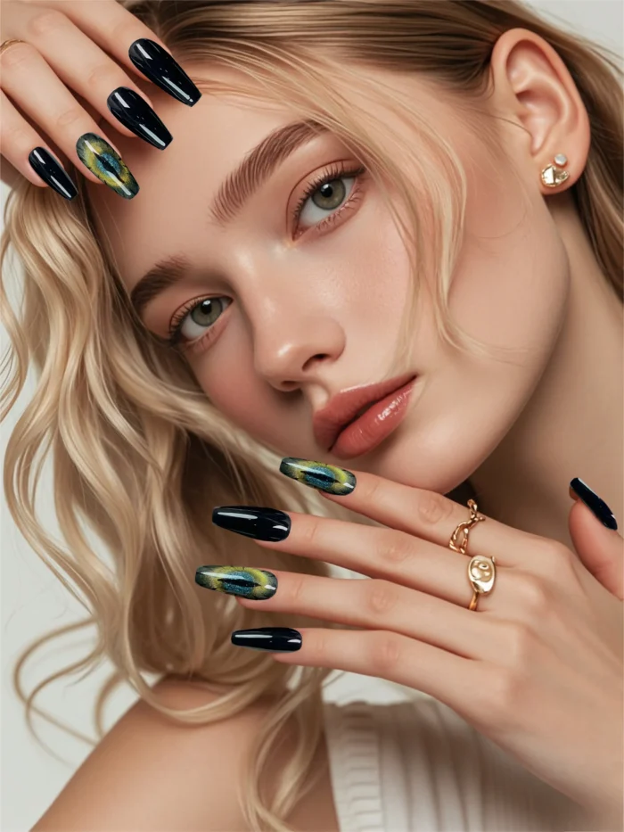 Clivia Eye of the Demon Gradient Cat Eye Nails - Image 5