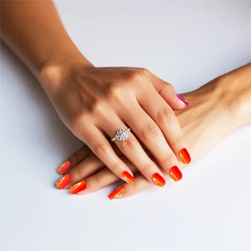 Sunset Bloom Reusable Press-On Nail Kit