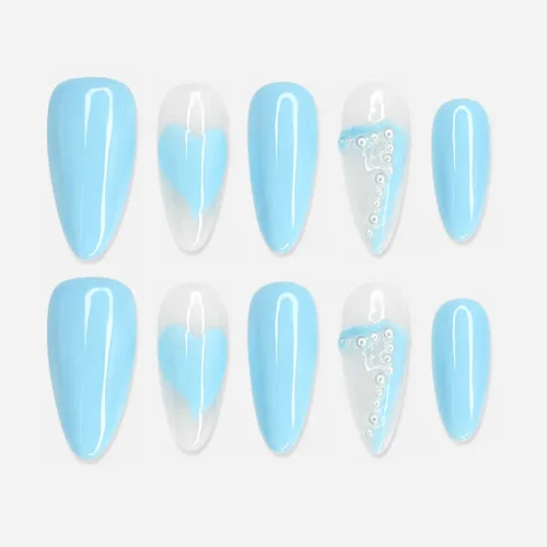 Baby Blue Press-On Nails